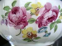 Best antique English china for sale decorative detail Chelsea Derby bowl thumbnail link