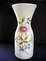 Art Deco pottery image - DISTINCTIVE E. RADFORD HAND PAINTED ART POTTERY MEADOW FLOWERS FY PATTERN ART DECO STYLE LARGE VASE